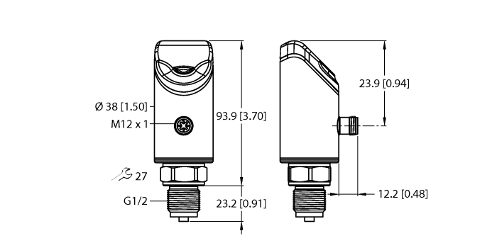 Датчик давления TURCK PS510-40V-08-LI2UPN8-H1141