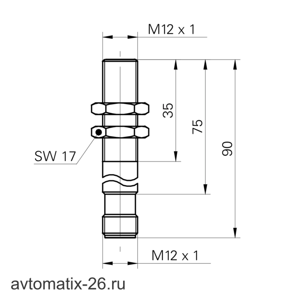 Индуктивный датчик расстояния Baumer IPRM 12I9506/S14