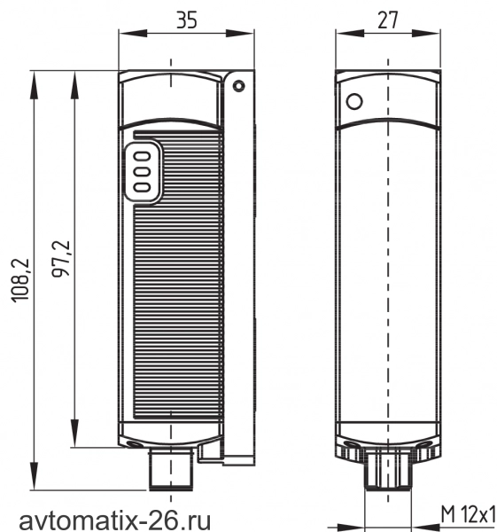 Индуктивный датчик безопасности Schmersal CSS14-34F0-S-D-M-ST