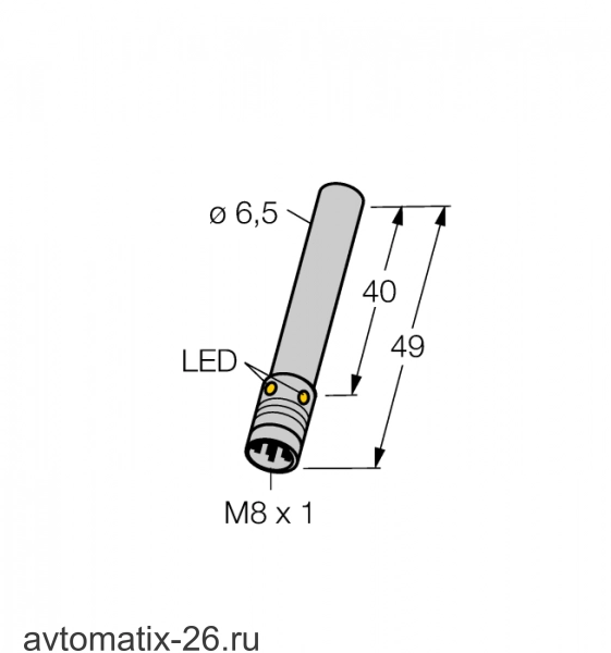 Индуктивный датчик TURCK BI2-EH6.5-AP6X-V1131