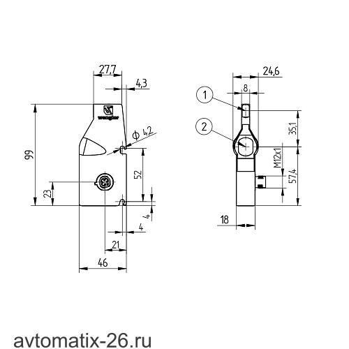 Оптический датчик Wenglor OPT1506