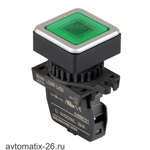 Сигнальная кнопка Autonics LQ3RF-L4GL