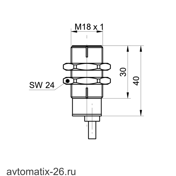 Магнитный датчик угловых перемещений Baumer MDRM 18I9524