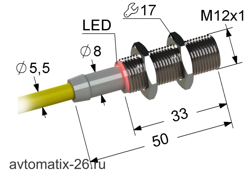 Индуктивный датчик Мега-К PS2-12M50-4B41-Z