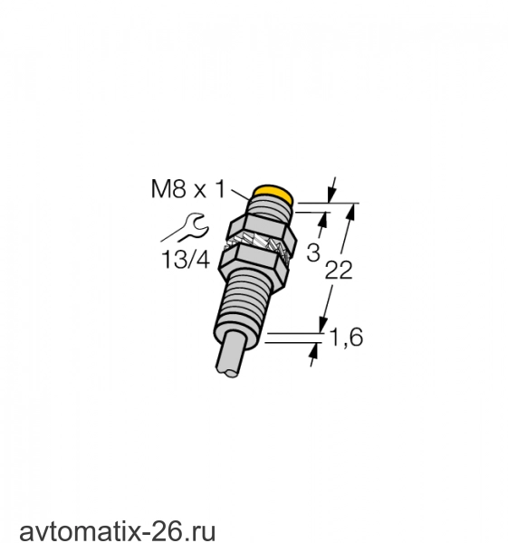 Индуктивный датчик TURCK NI3-EG08K-Y1