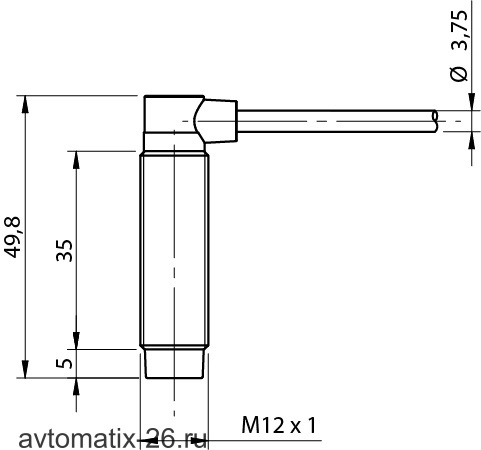 Индуктивный датчик Micro Detectors AM1/CP-2C