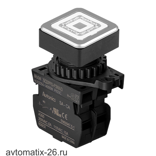 Кнопочный выключатель Autonics SQ3PFS-P3WAD