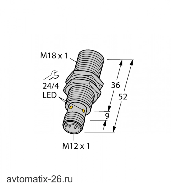 Индуктивный датчик TURCK BI8U-M18-AP6X-H1141