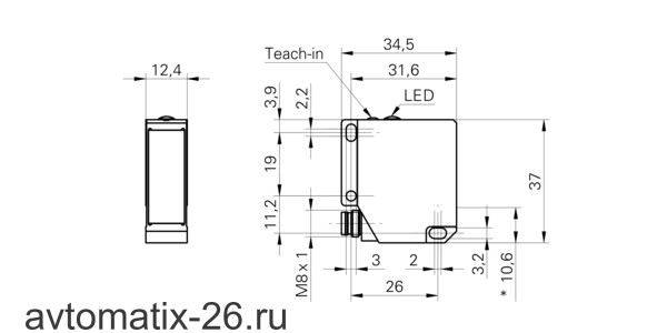 Лазерный датчик расстояния Baumer OADM 12U6430/S35A