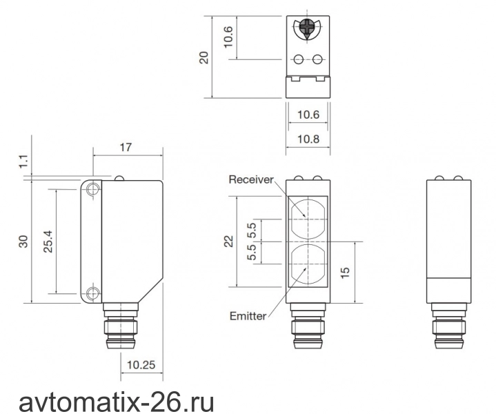 Оптический датчик Carlo Gavazzi PD30CTDI10BPM5IO