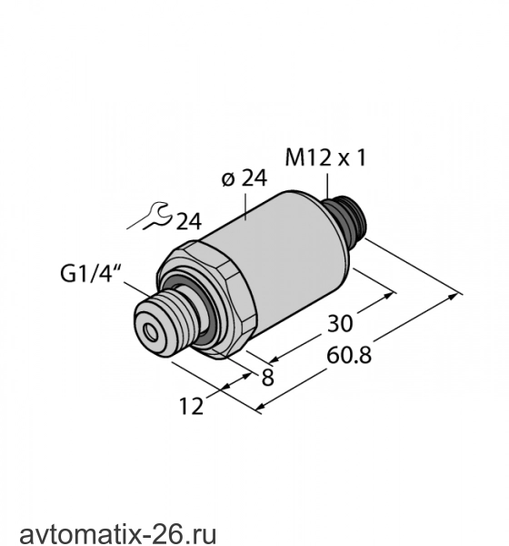Датчик давления TURCK PT2.5R-2004-I2-H1143/X