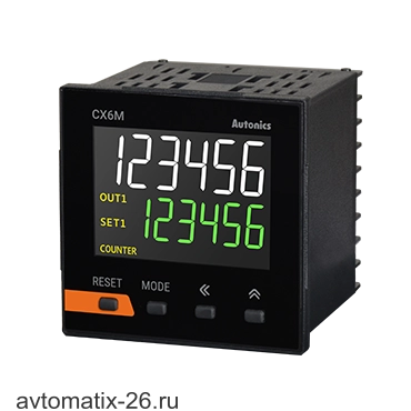 Счетчик-таймер Autonics CX6M-2P2
