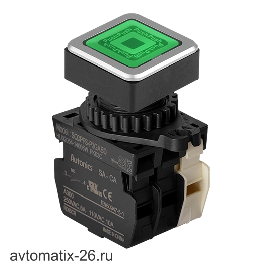Кнопочный выключатель Autonics SQ3PFS-P3GABD