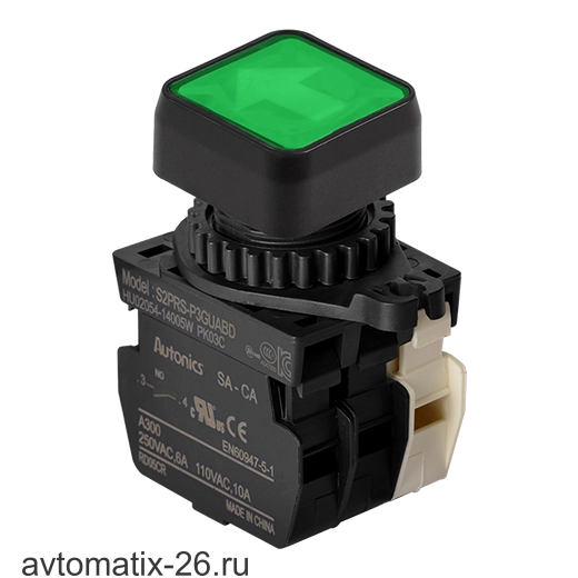 Кнопочный выключатель Autonics S2PRS-P3GUABD