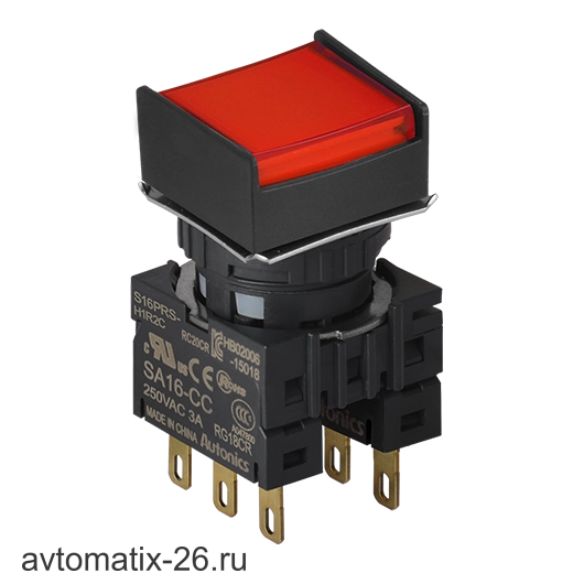 Кнопочный выключатель Autonics S16PRS-H2R2C