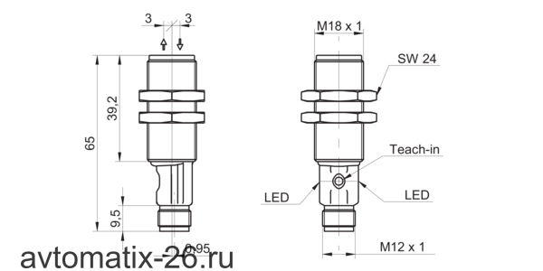 Оптический датчик Baumer OR18.SP-PV1T.7BO