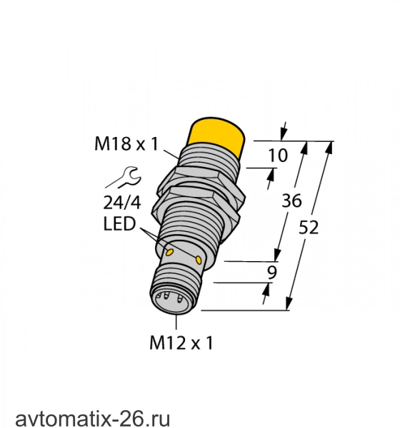 Индуктивный датчик TURCK NI12U-M18-AP6X-H1141
