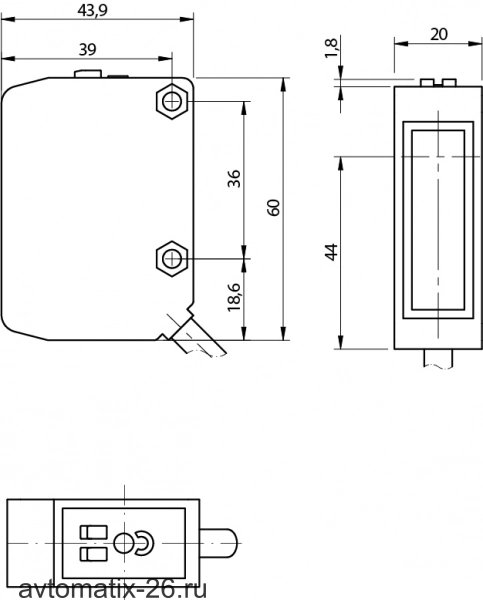 Оптический датчик Micro Detectors FGRHD/DT-0A