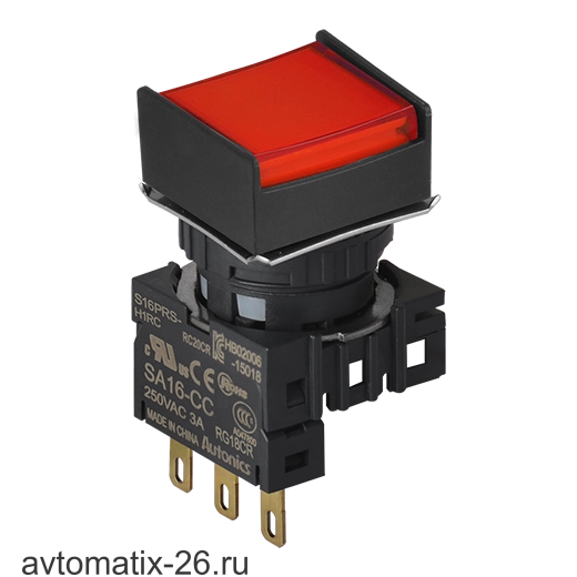Кнопочный выключатель Autonics S16PRS-H2RC