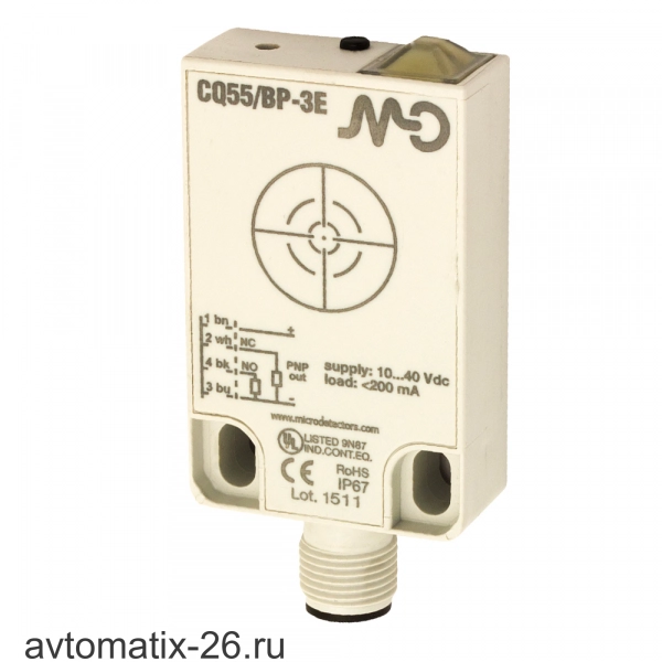 Емкостной датчик Micro Detectors CQ55/BP-3E