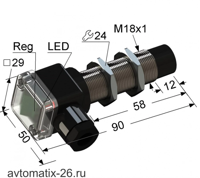 Емкостный датчик Мега-К PS1-18M90-15N61-B