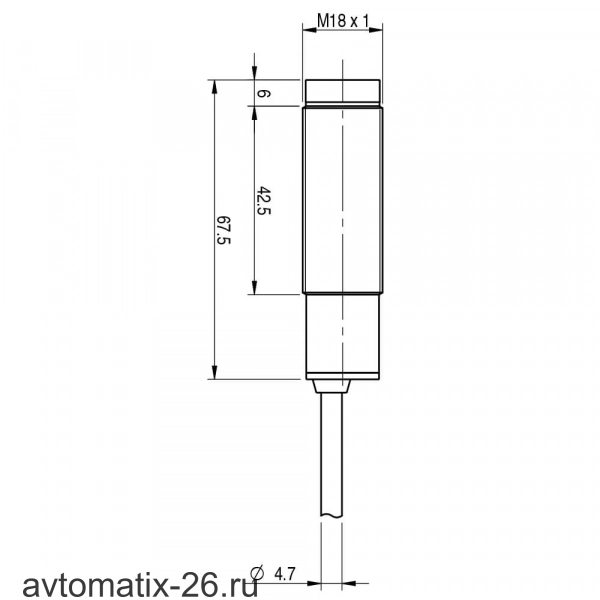 Оптический датчик Micro Detectors FAI6/BP-1A