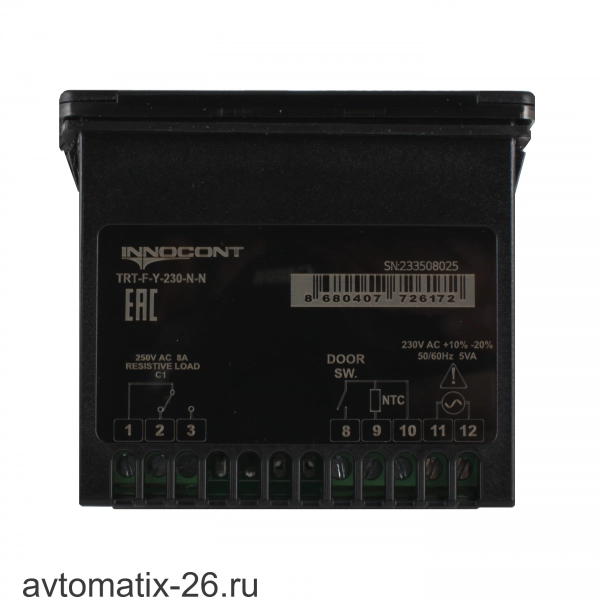 Температурный контроллер INNOCONT TRT-F-Y-230-2N-3N