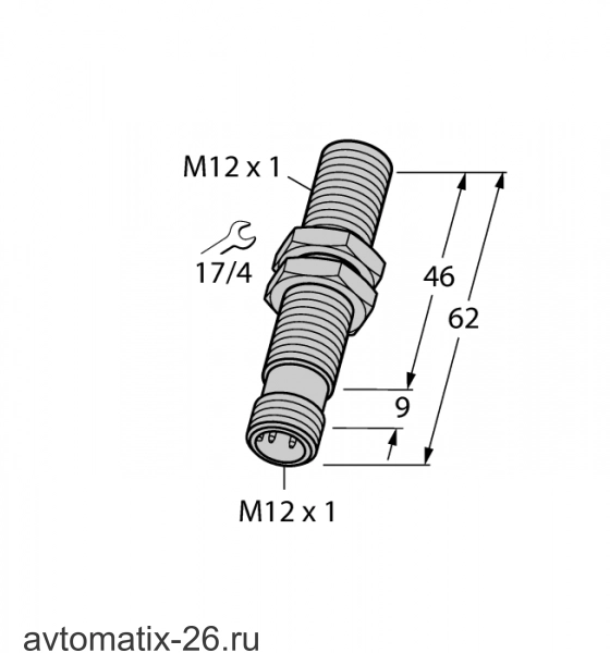 Индуктивный датчик TURCK BI2-M12-LIU-H1141