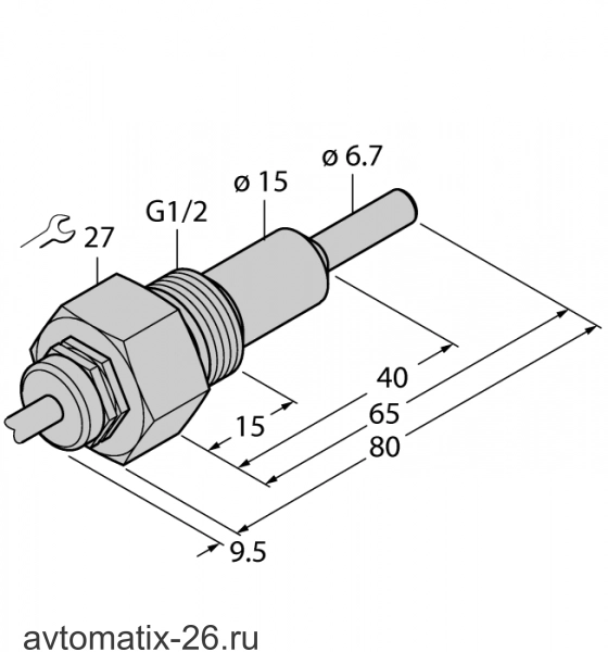 Датчик потока TURCK FCS-G1/2A4-NAEX/AL065