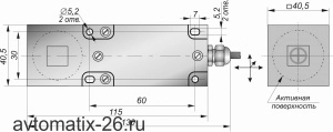 Индуктивный датчик СКБ Индукция SNI 400-20-PL-HT