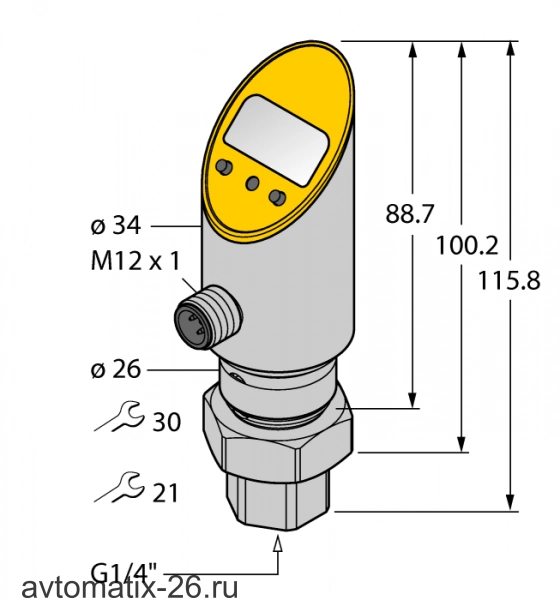 Датчик давления TURCK PS01VR-501-2UPN8X-H1141