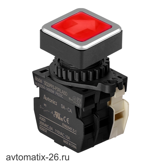Кнопочный выключатель Autonics SQ3PFS-P3RLABDM