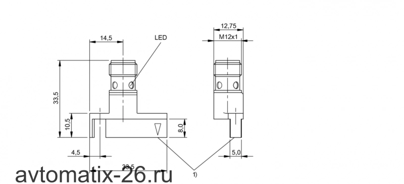 Магнитный датчик для цилиндра Balluff BMF 305M-PS-W-2-S4