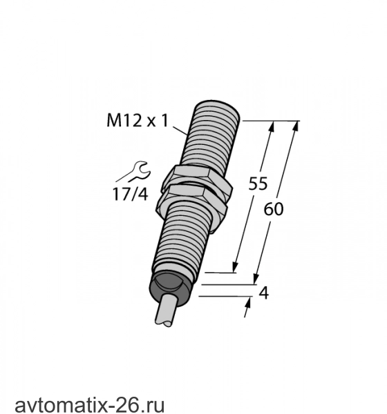 Индуктивный датчик TURCK BI4-M12-LIU