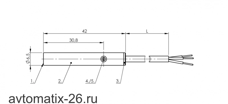 Емкостной датчик Balluff BCS G06T4E1-NSM15C-EP02