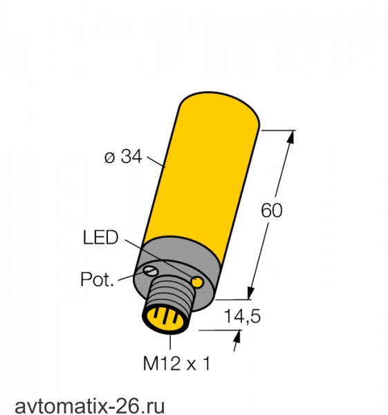 Емкостной датчик TURCK BC15-K34-AN4X-H1141