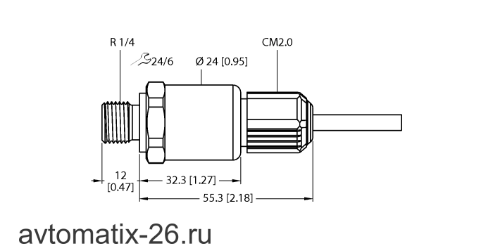 Датчик давления TURCK PT1R-1004-I2-CM2.0/O
