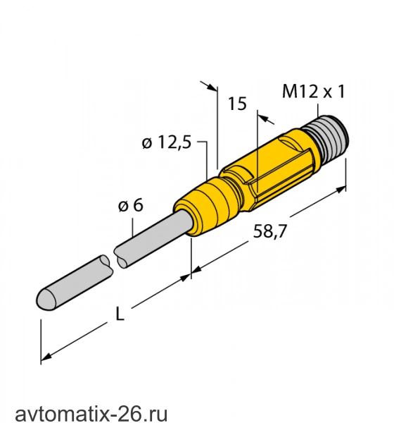 Датчик температуры TURCK TTM-206A-CF-LIUPN-H1140-L050