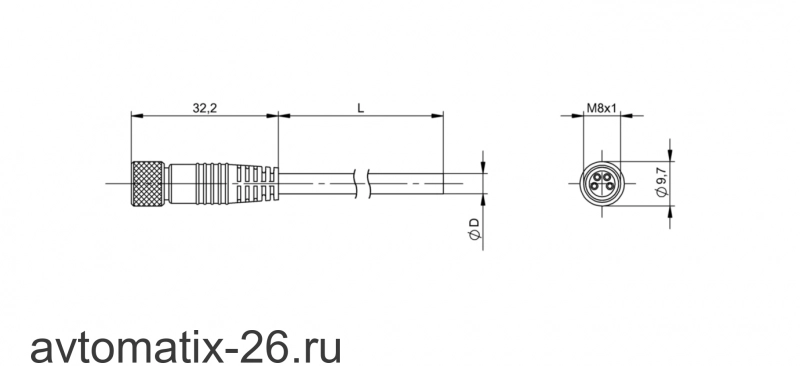 Разъем с кабелем Balluff BCC M314-0000-10-014-PS0434-200