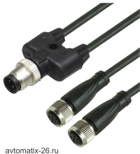 Y-образный разветвитель Pepperl Fuchs V1-G-BK1M-PUR-A-T-V1-G