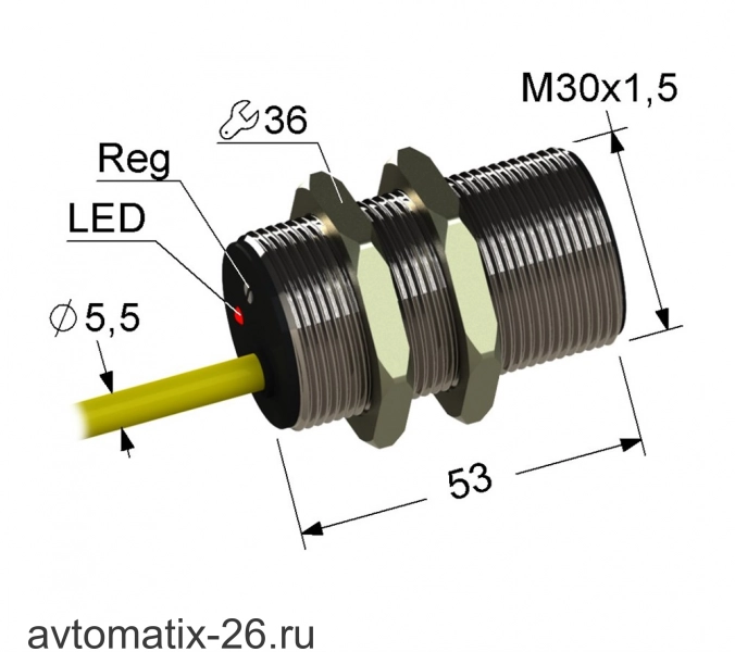 Емкостный датчик PS1-30M53-10B41-K