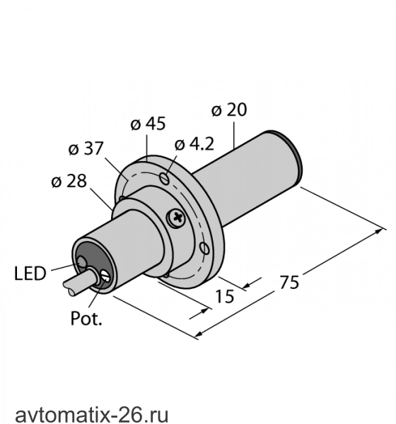Датчик потока TURCK FCS-K20-AP8X