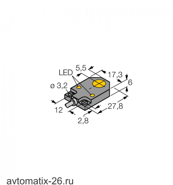 Индуктивный датчик TURCK BI3-Q06-AP6X2