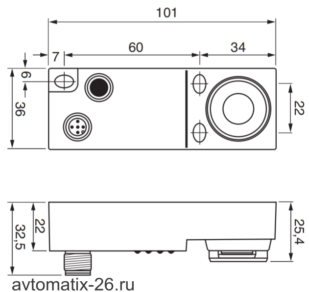 Ультразвуковой датчик EGE-Elektronik ARKU 400 GPP