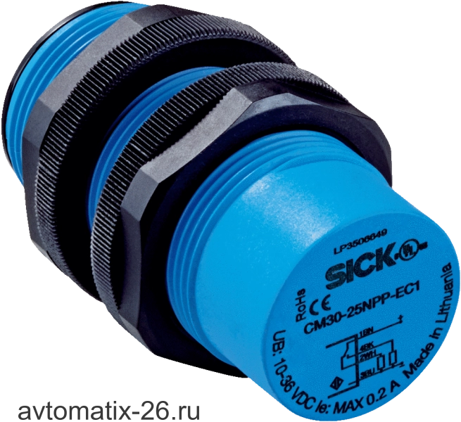 Емкостной датчик SICK CM30-25NPP-EC1