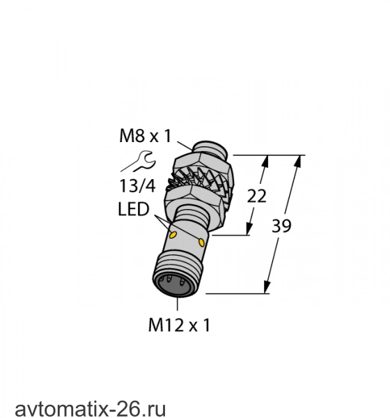 Индуктивный датчик TURCK BI2-EG08K-AN6X-H1341