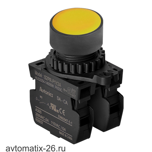 Кнопочный выключатель Autonics S2PR-P1Y2A