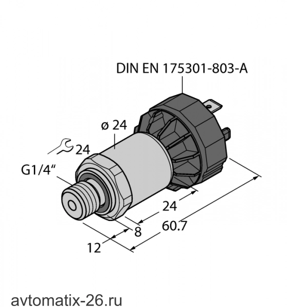 Датчик давления TURCK PT16R-1004-U1-DA91