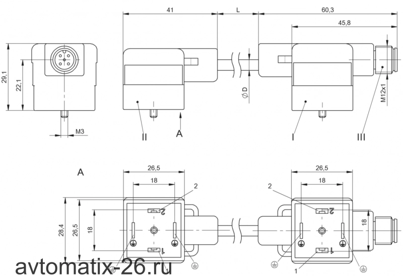 Y-образный распределитель Balluff BCC VA04-VA04-M415-T4075-002