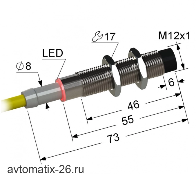 Индуктивный датчик Мега-К PS2-12M73-4N11-Z
